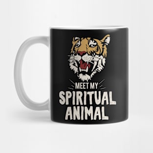 Meet my spiritual Animal Tiger Mug